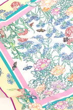 Cotton Line Painting of Grass and Insects 65 Peach