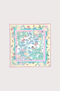 Cotton Line Painting of Grass and Insects 65 Peach
