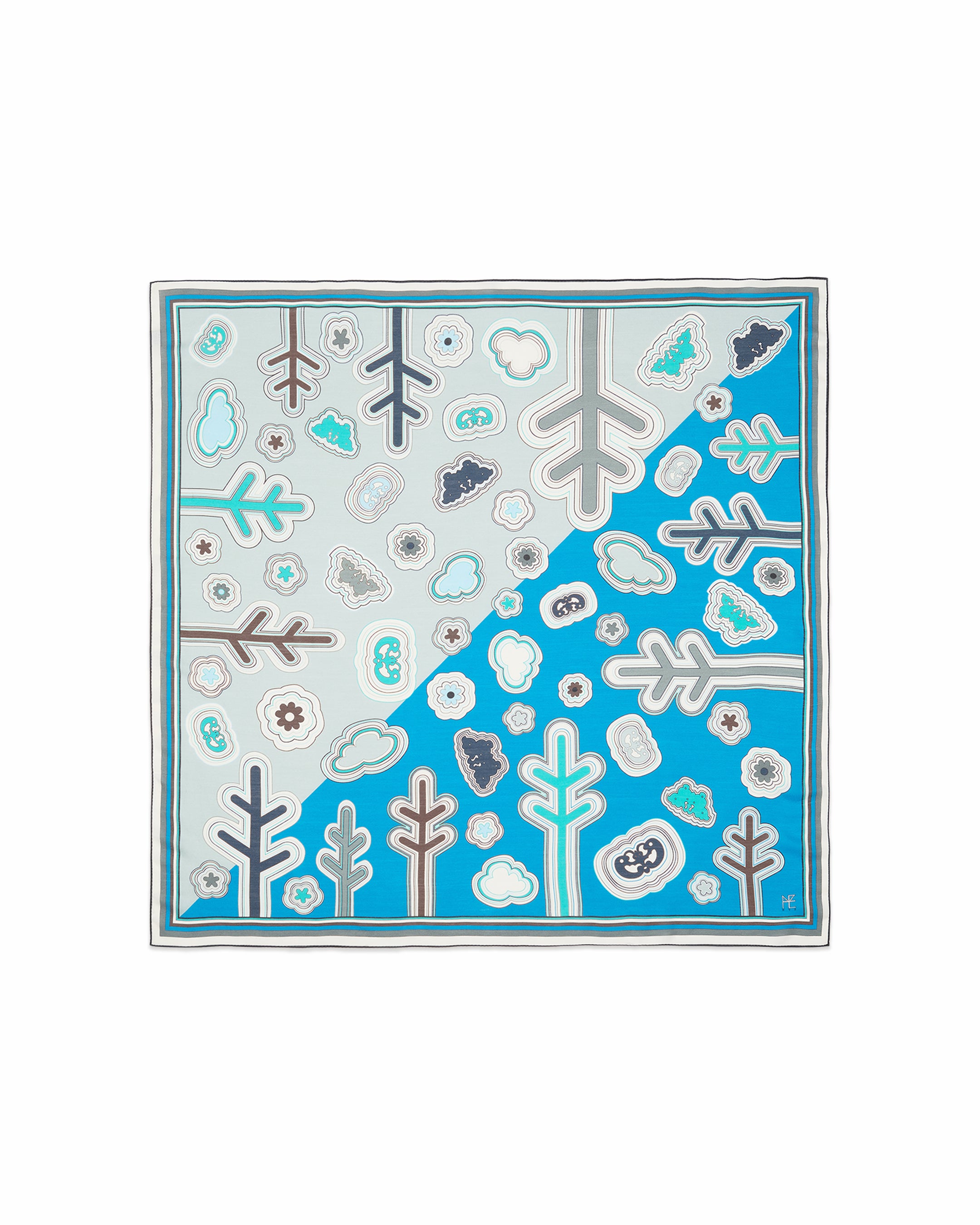 Line Embroidery 110 - Blue