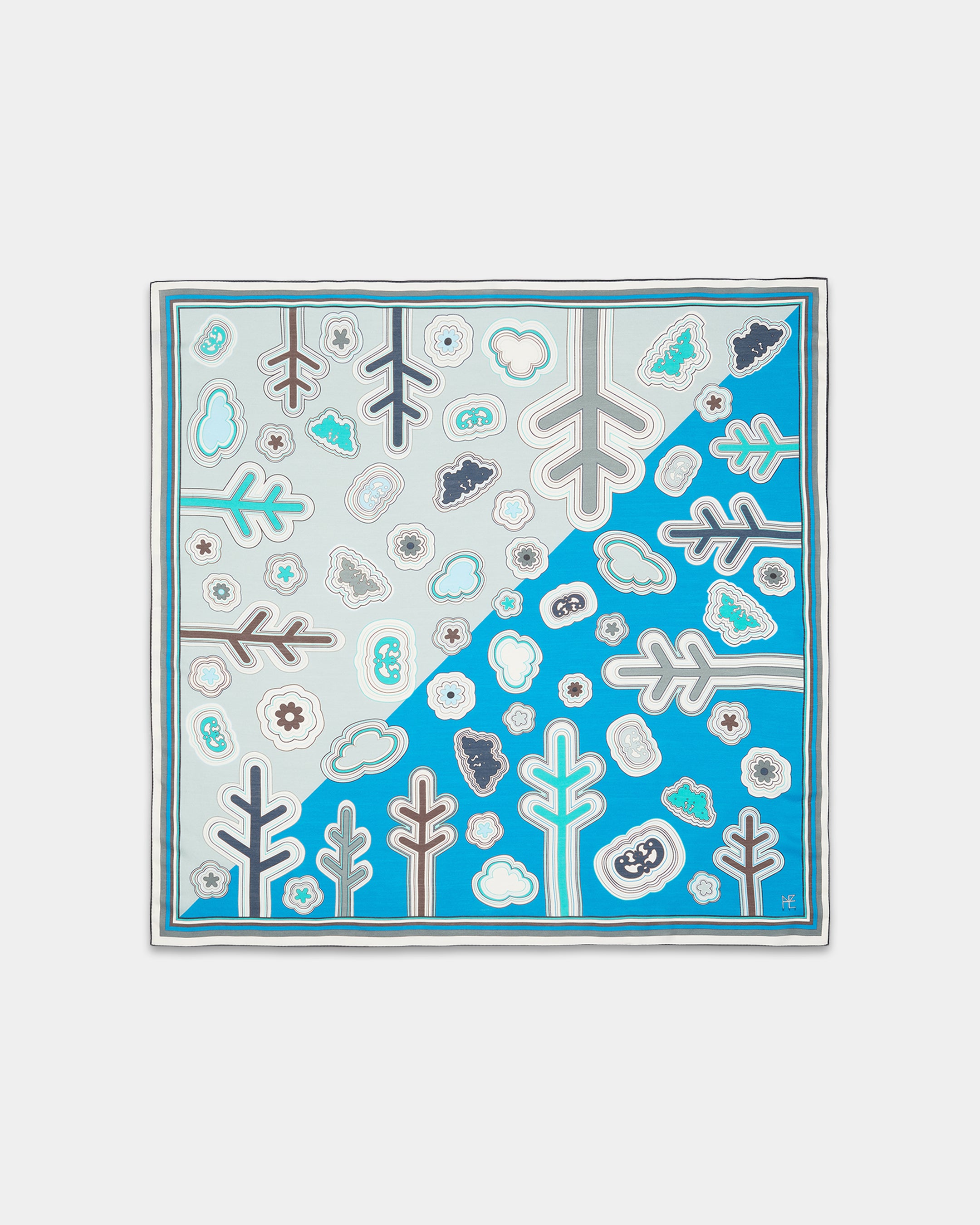 Line Embroidery 110 Blue