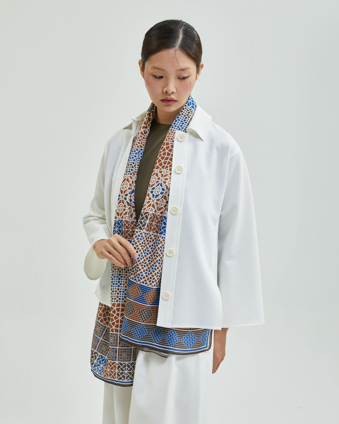 Geometric Lattice Mix Brown