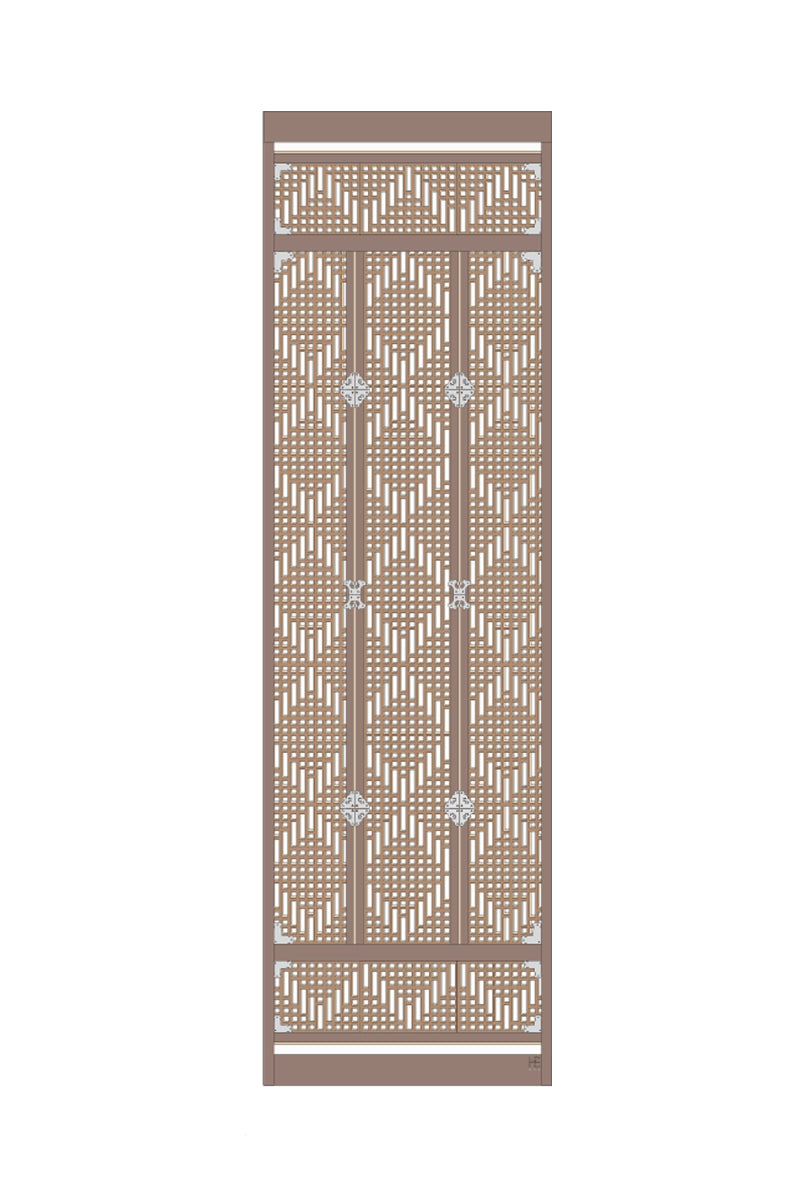 Chosun Glazing Bar Long Scarf - Beige