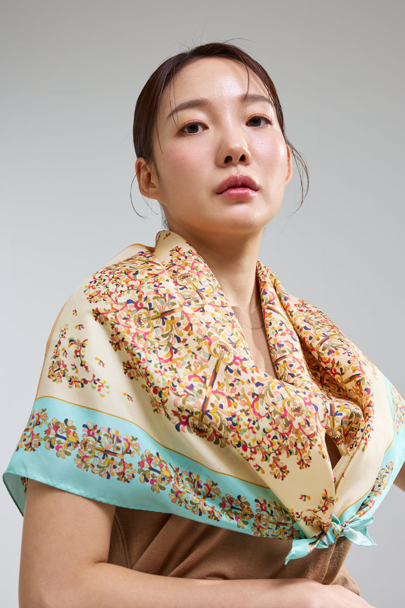 Flower Garden in Chosun Dynasty 90 - Beige – Design House HYE