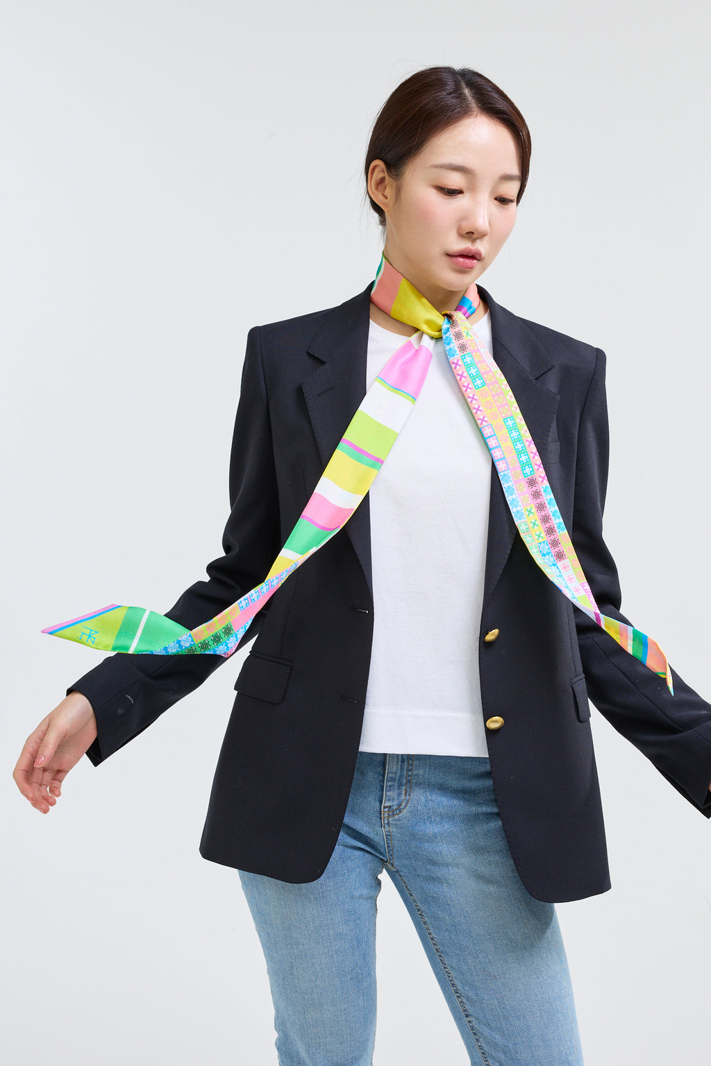 Saekdong Long Twill - Multi Color (Vivid)