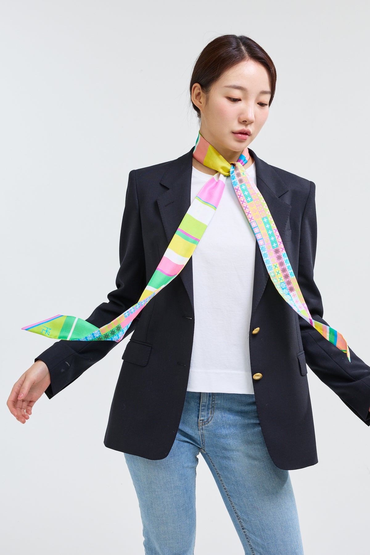 Saekdong Long Twill - Multi Color (Vivid)