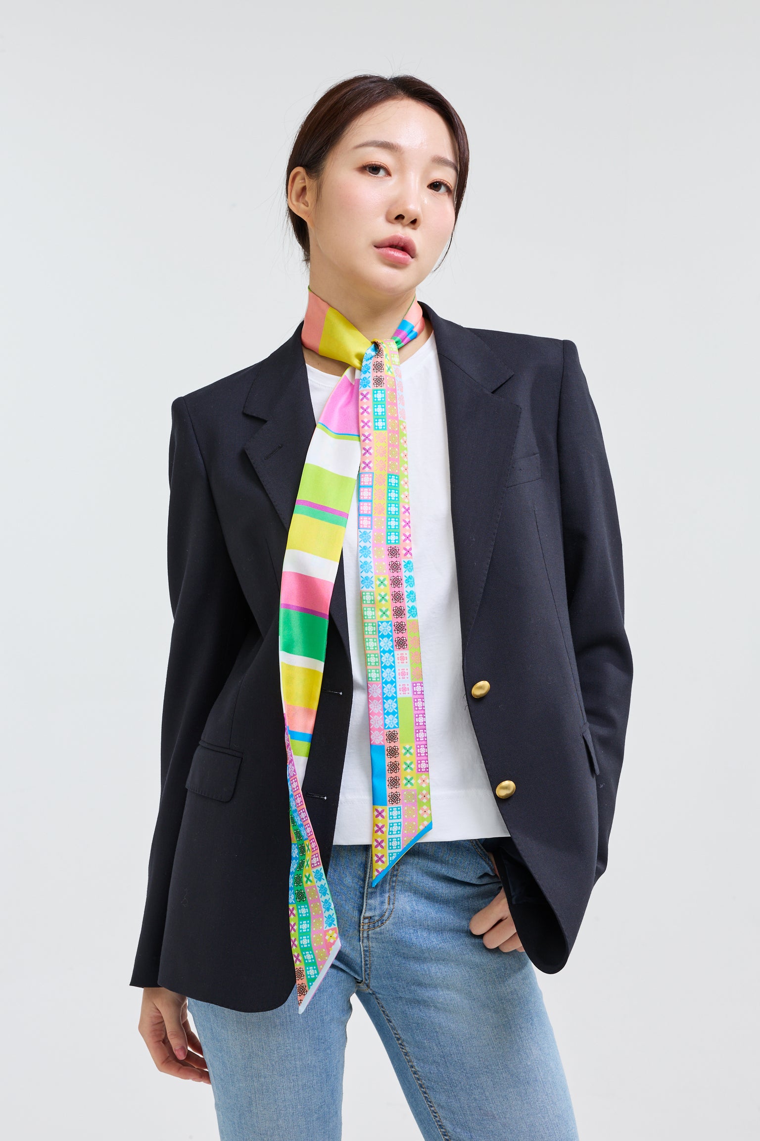 Saekdong Long Twill - Multi-Color (Vivid)