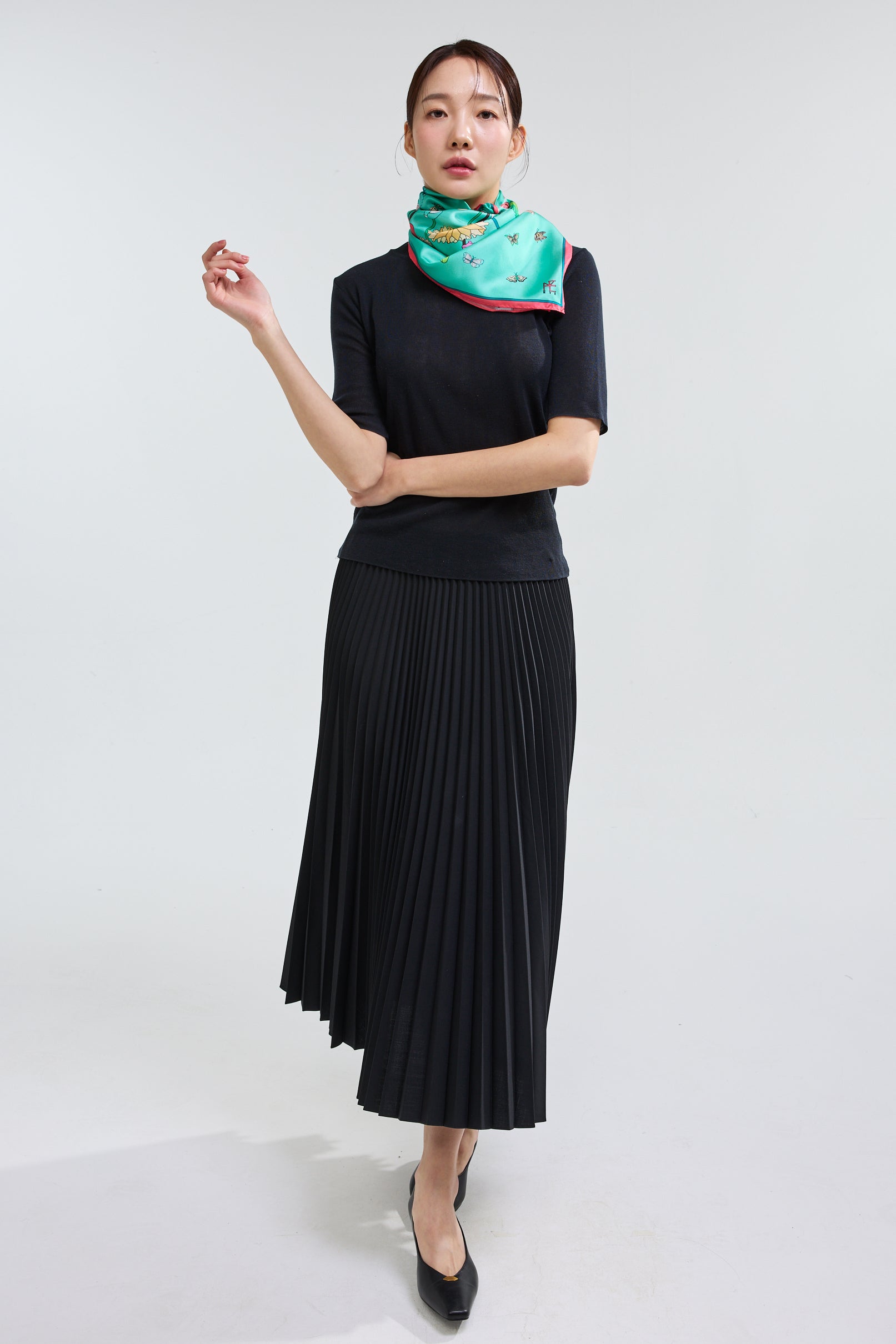 Lotus Pattern and Butterfly 70 - Green