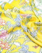 Line Painting of Grass and Insects 90 Lemon