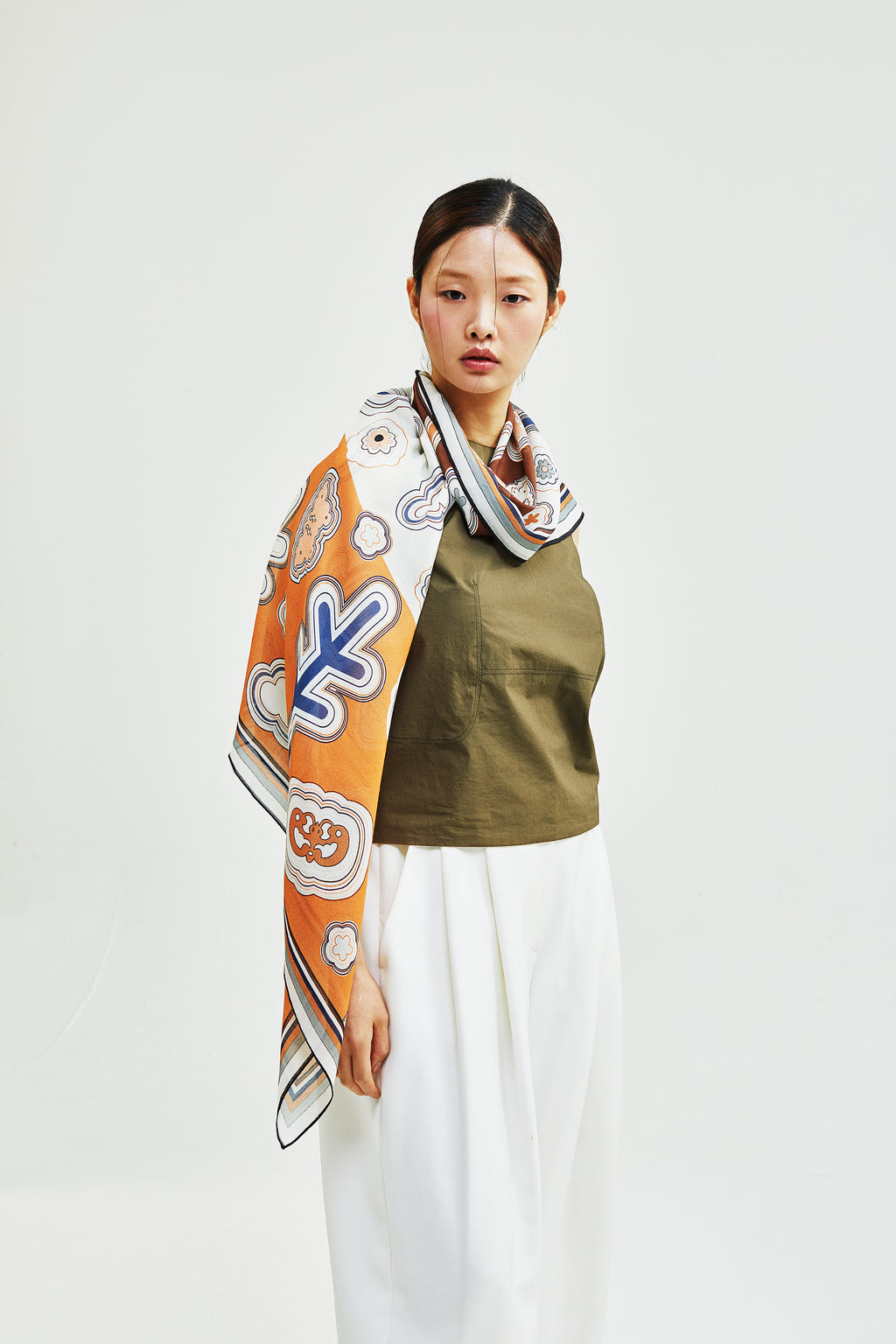 Line Embroidery 110 - Brown