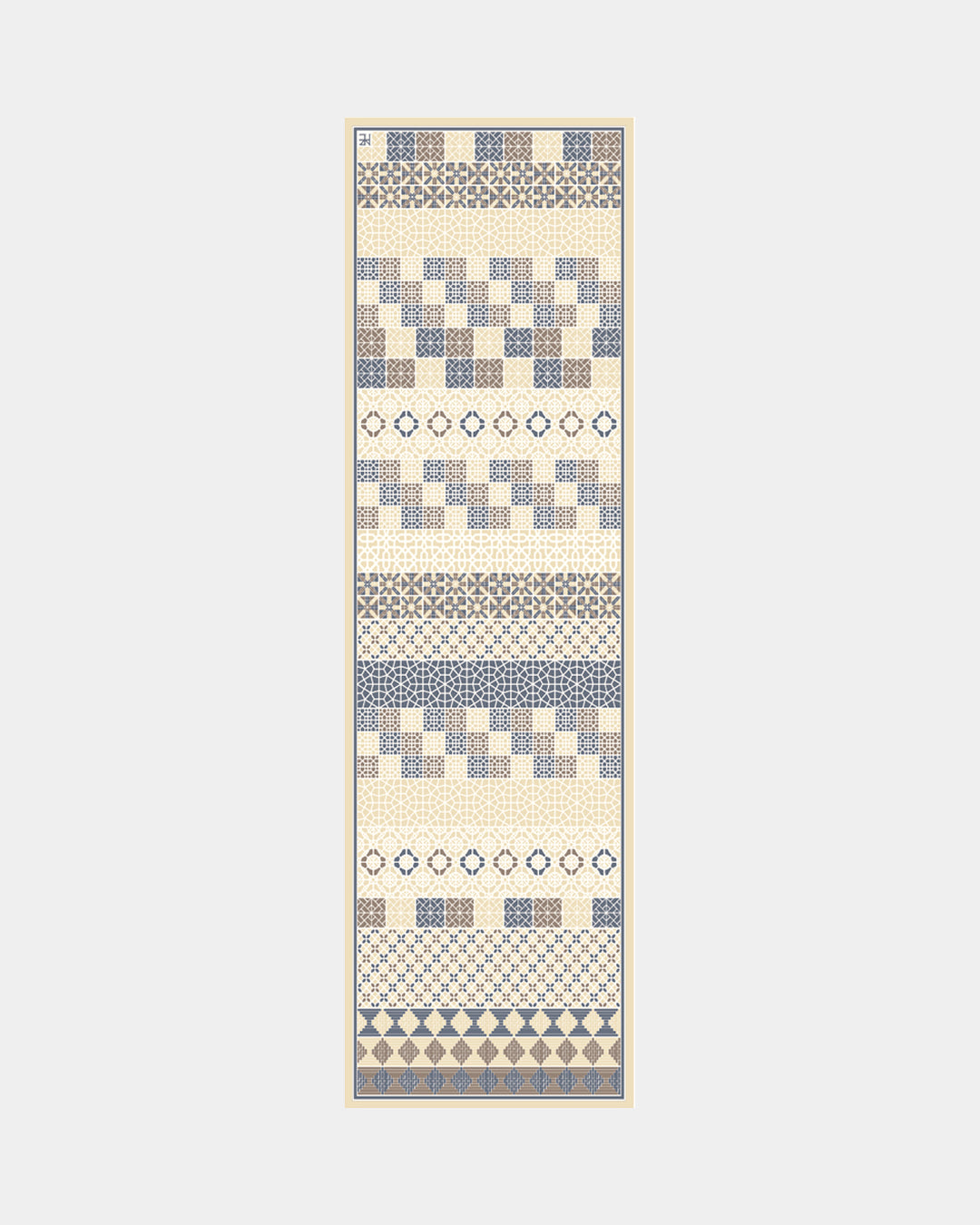 Geometric Lattice Mix Beige