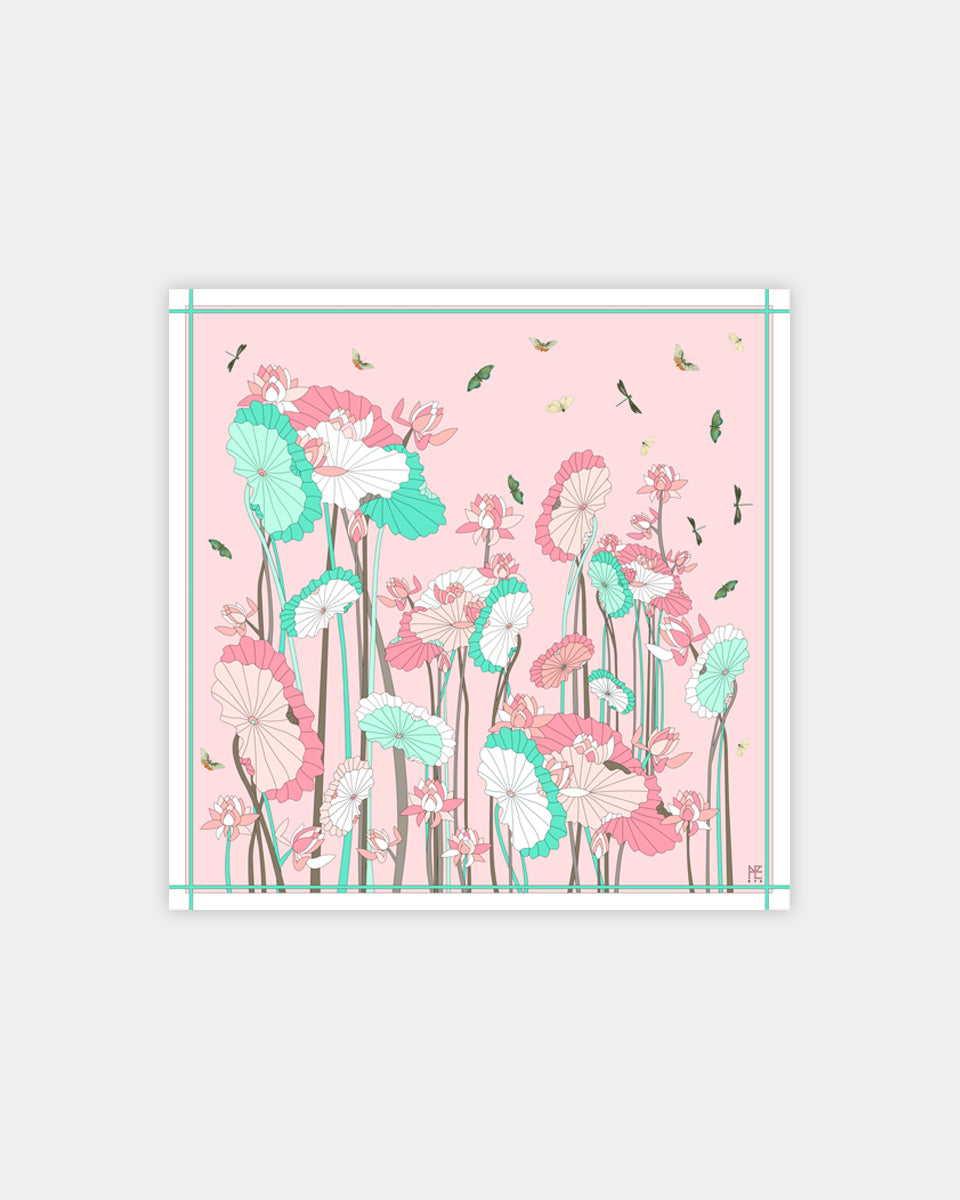 Lotus Pattern Tree 90 Pink