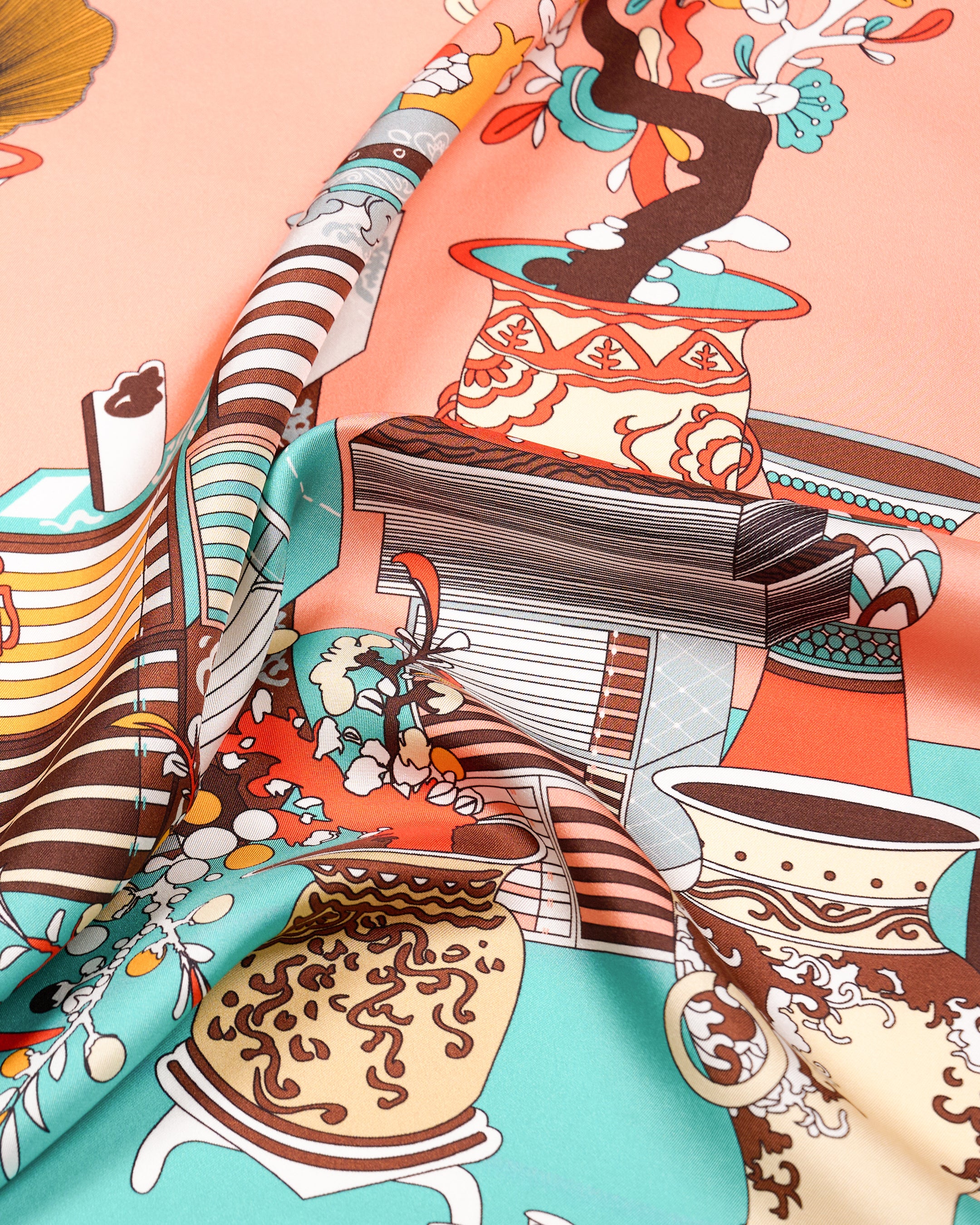 literary utensil painting 70 Orange