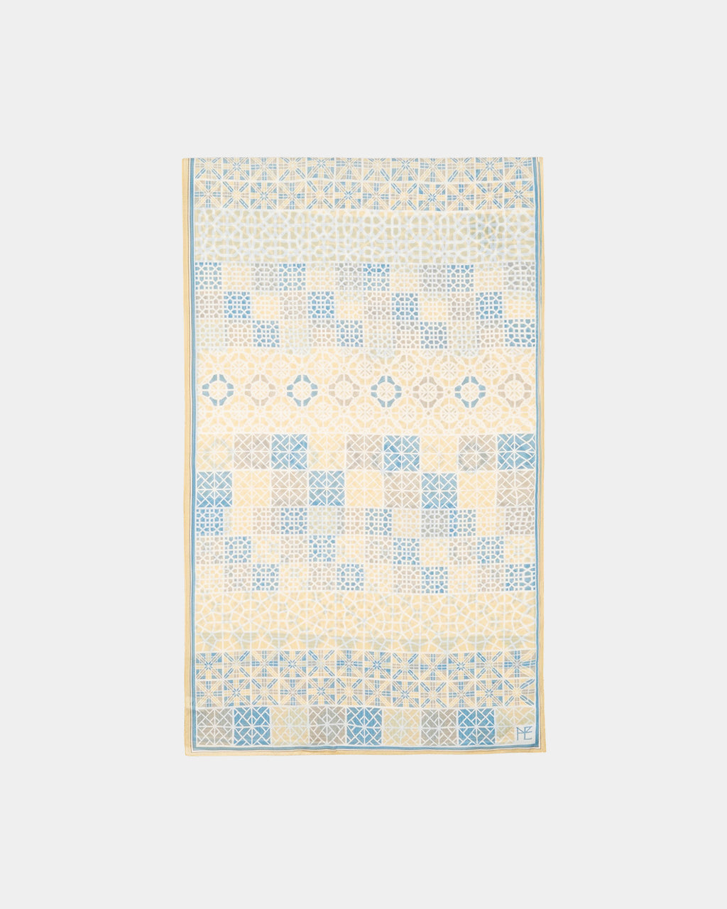 Geometric Lattice Mix Beige