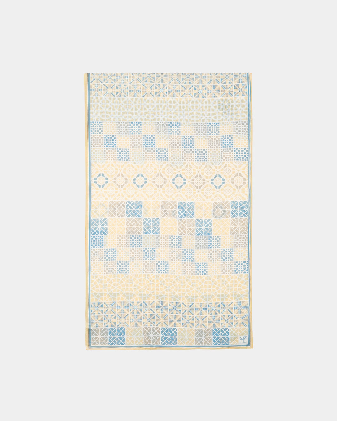 Geometric Lattice Mix Beige