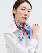 바둑판 심전 낙관 50 블루