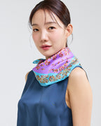 수화문 50 스카프 퍼플