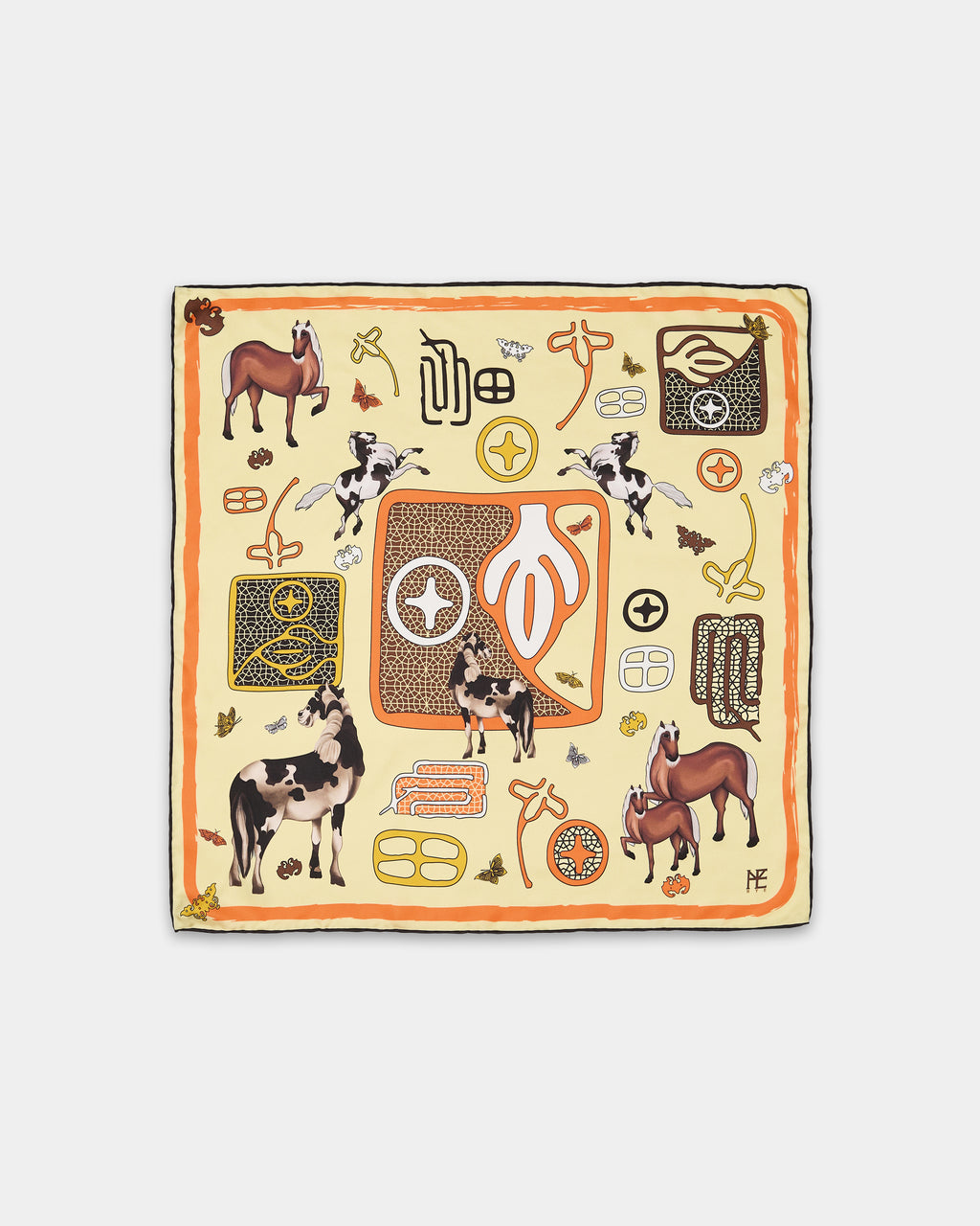 Horse and Signature Seal 70 Yellow