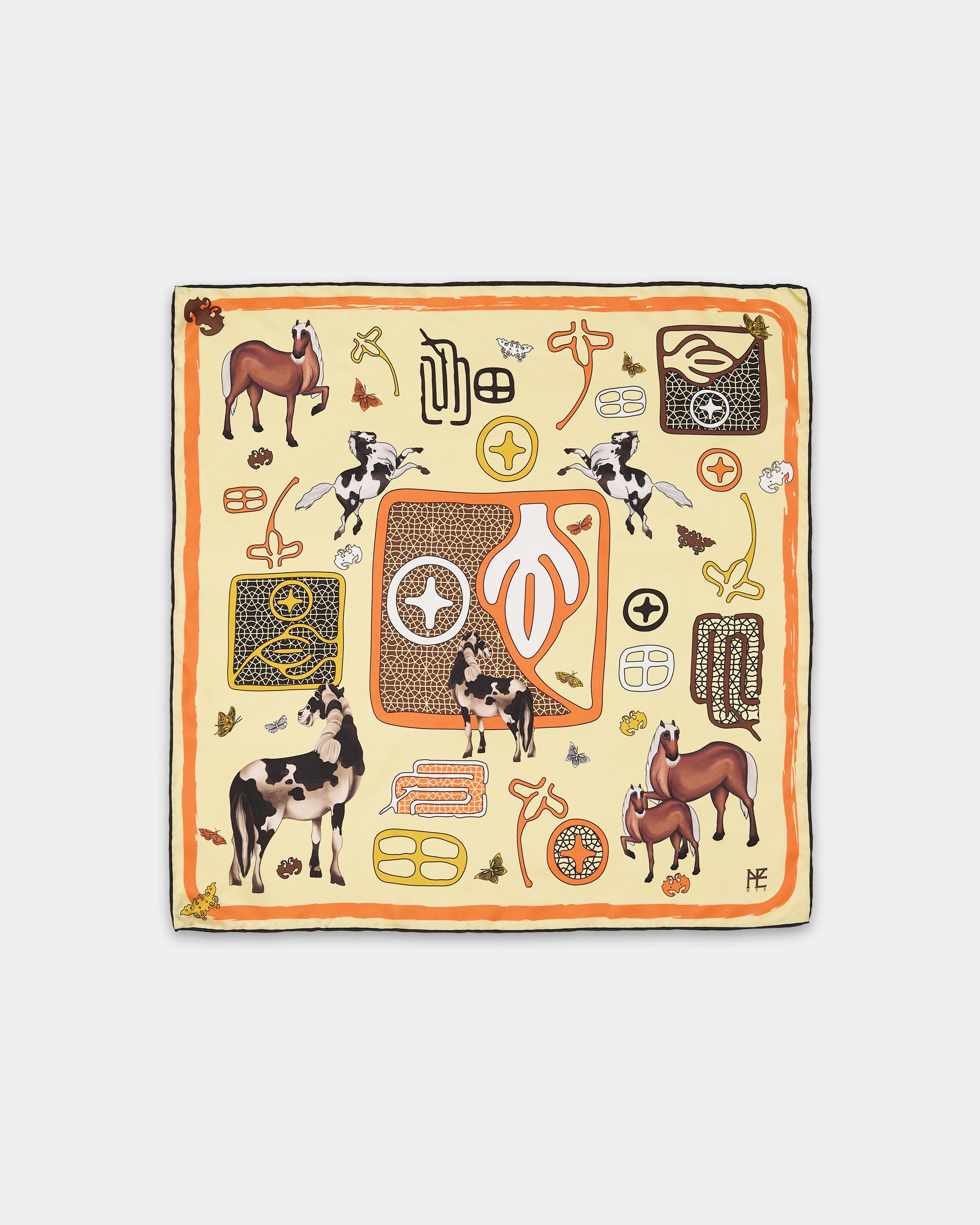 Horse and Signature Seal 70 Yellow