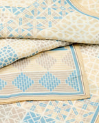 Geometric Lattice Mix Beige
