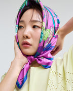 연화문과 나비 70 핑크