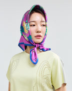 연화문과 나비 70 핑크