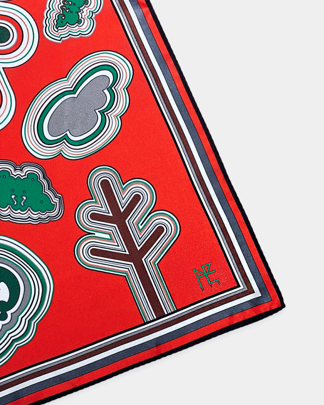 Line Embroidery 70 Red
