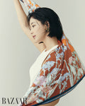 라인초충도 90 스카프 브라운
