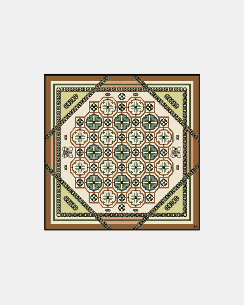 Cintamani Pattern 90 Brown