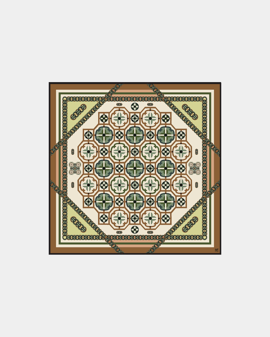 Cintamani Pattern 90 Brown