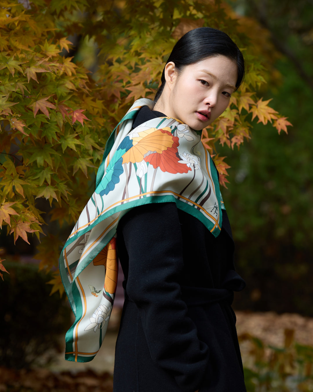 연화문 트리 90 베이지