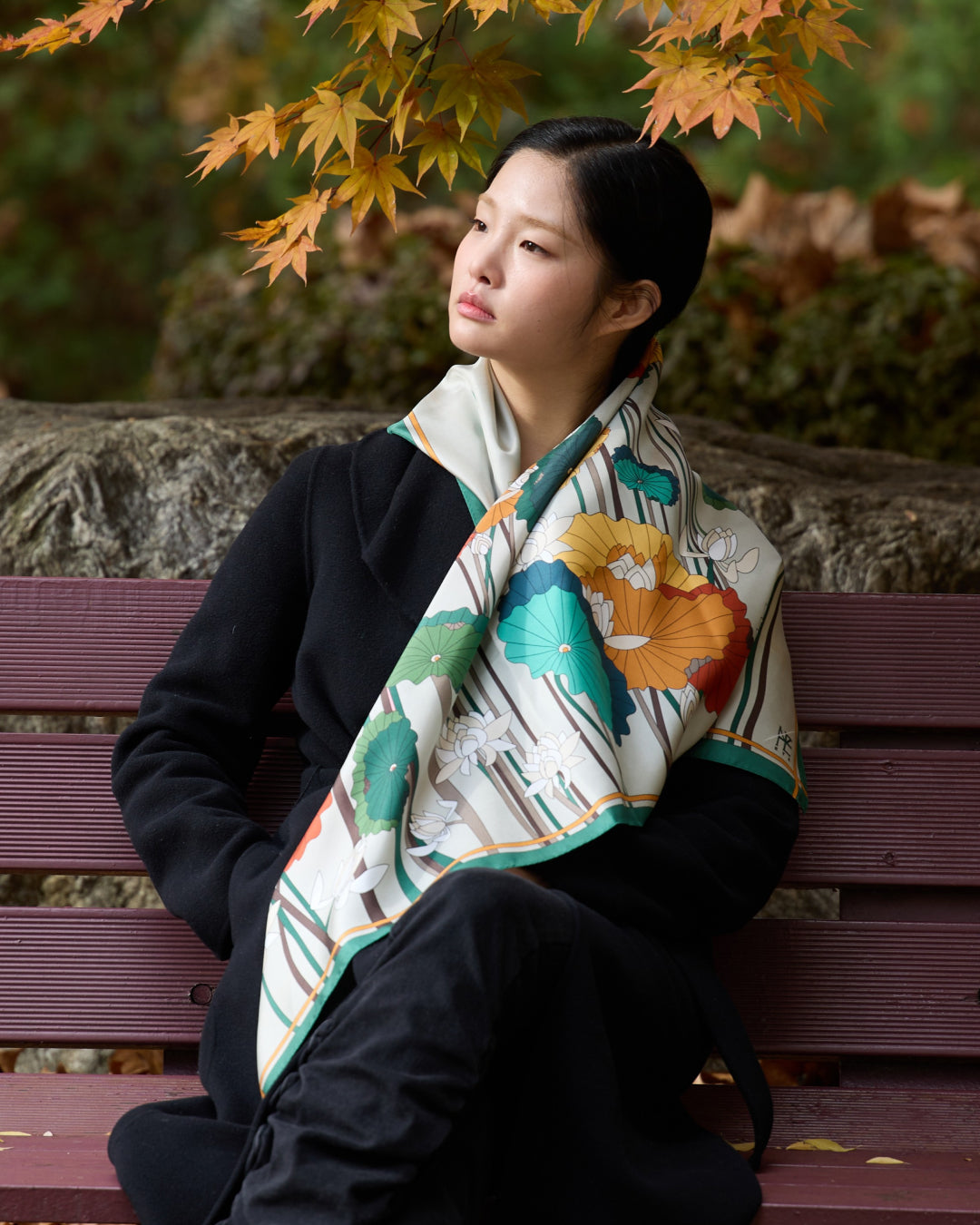 연화문 트리 90 베이지