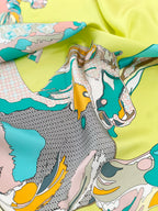 Line of Eight Horses 90 Lime