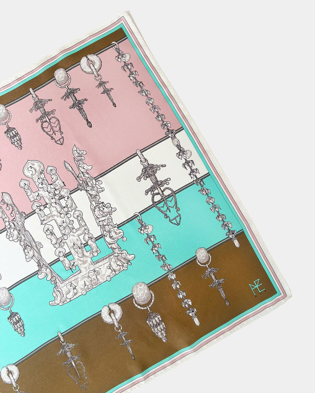 Royal Jewelry 50 Scarf Pink