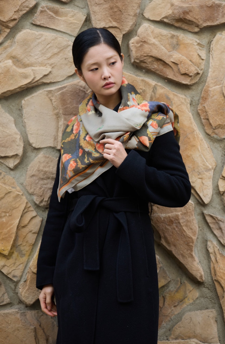 Lotus painting - Gray