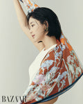 라인초충도 90 스카프 브라운