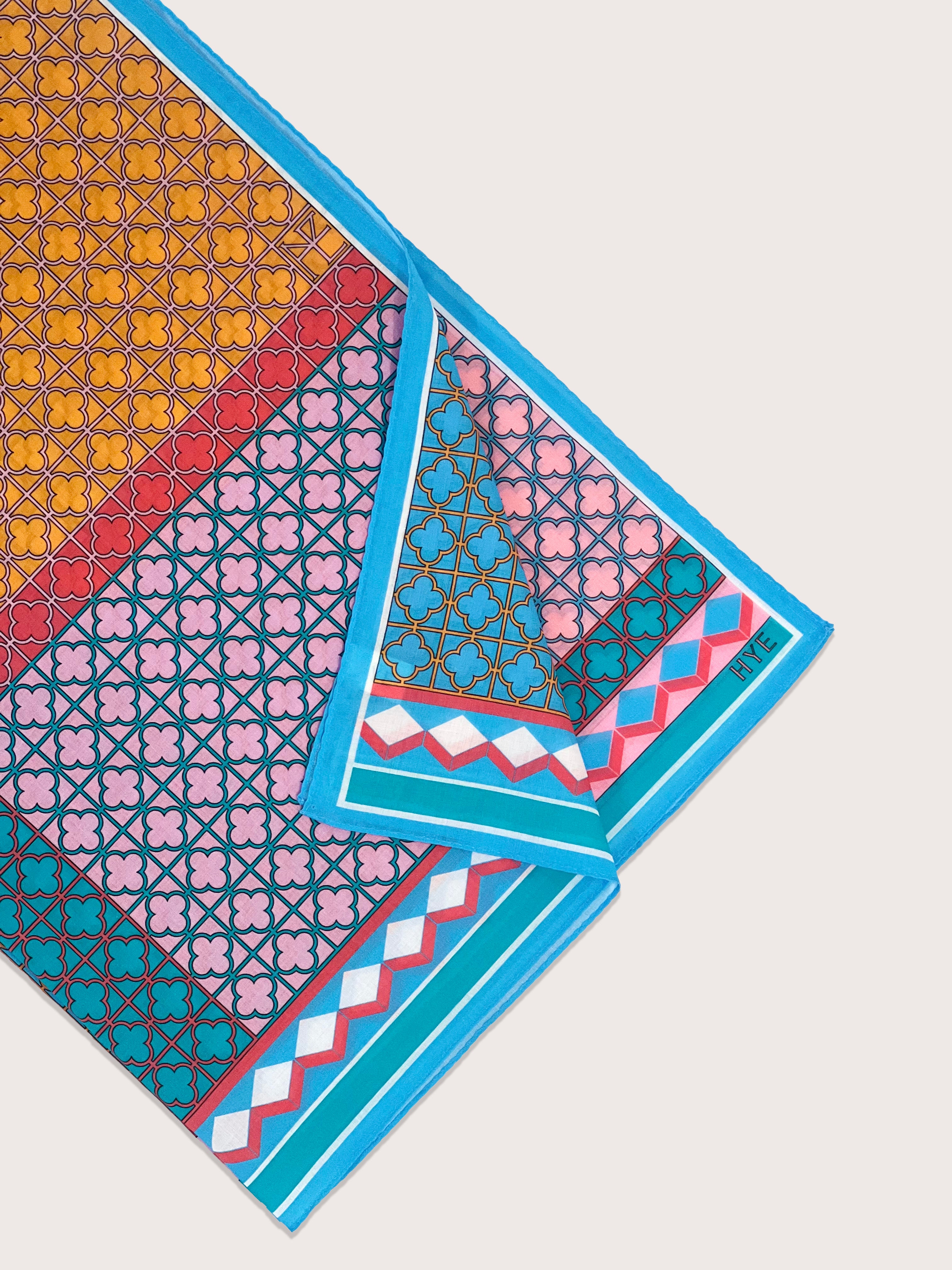 Cotton Jogakbo Lattice Pink Orange