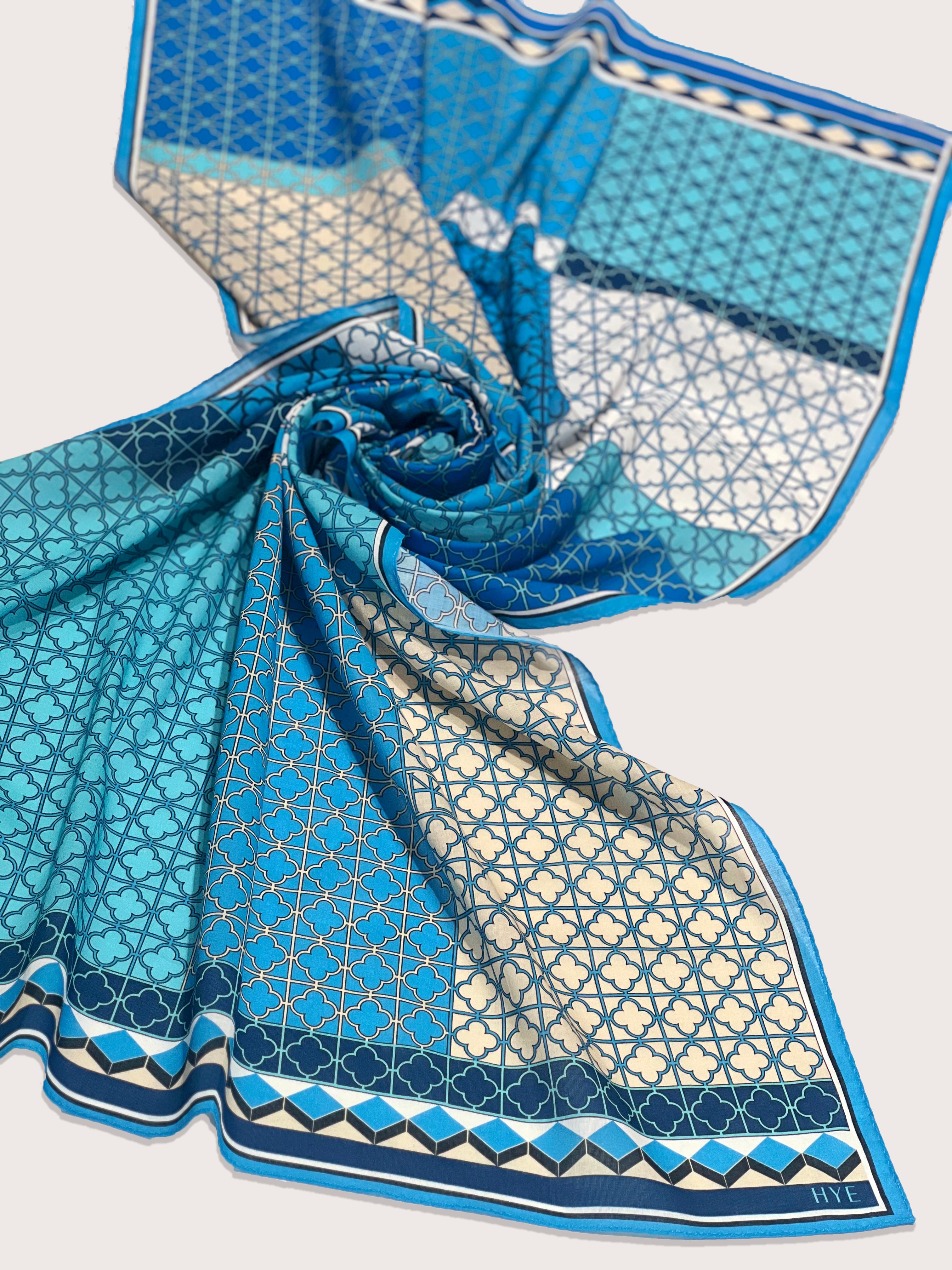 Cotton Jogakbo Lattice Blue