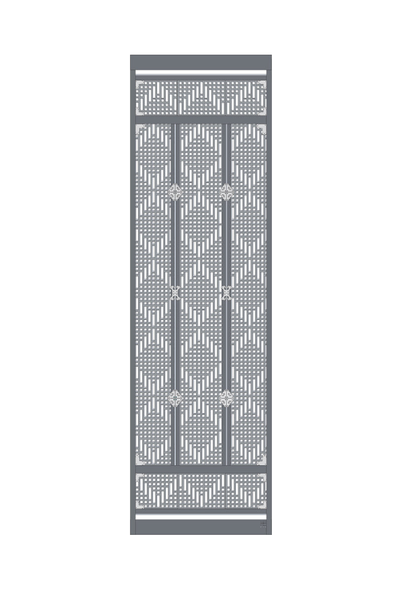 Chosun Glazing Bar Long Scarf - Gray