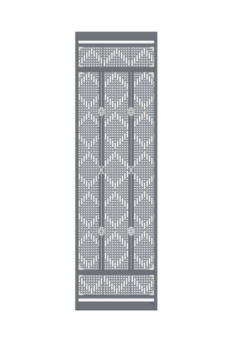 Chosun Glazing Bar Long Scarf - Gray