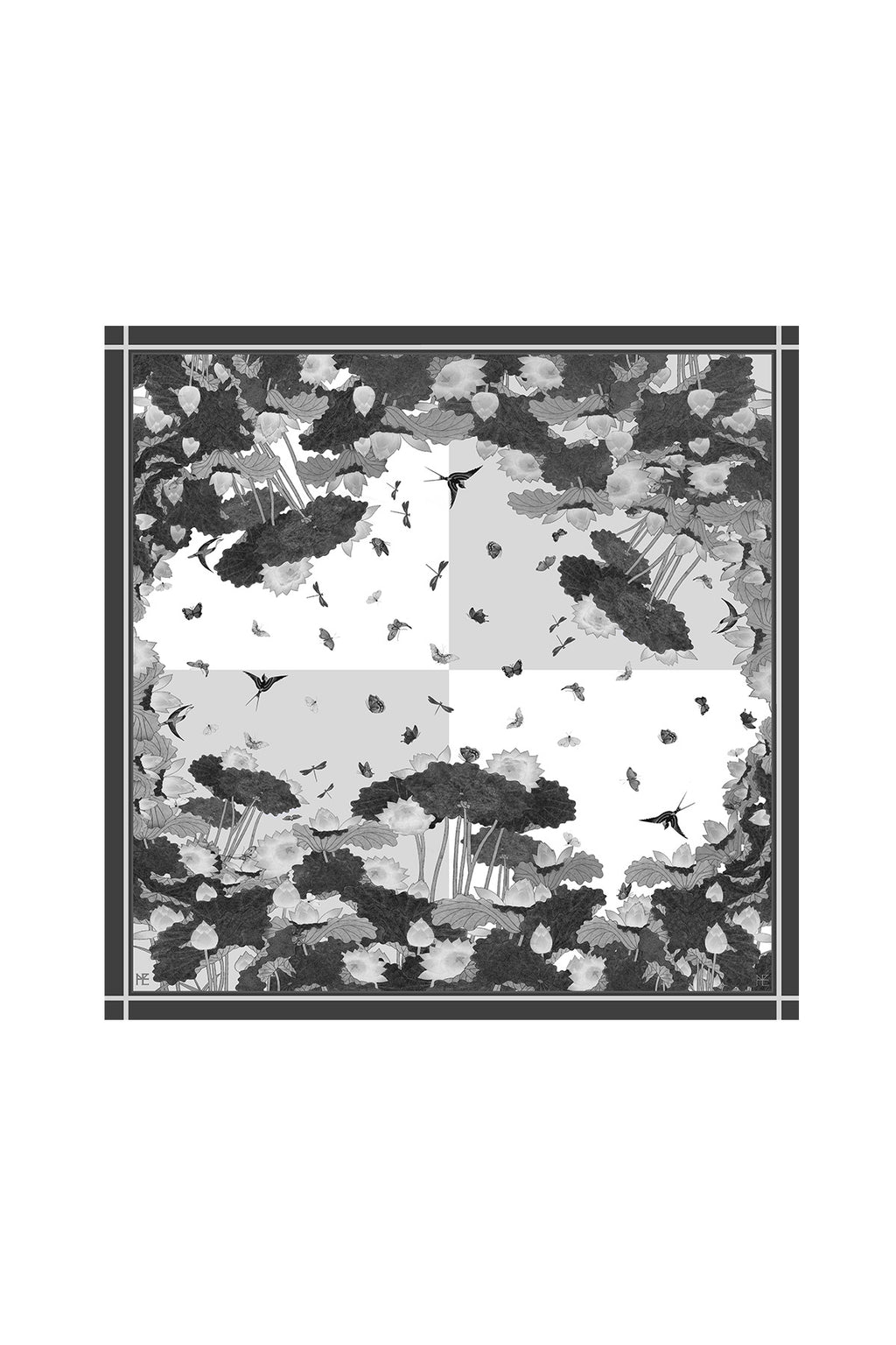Lotus Painting - Mono