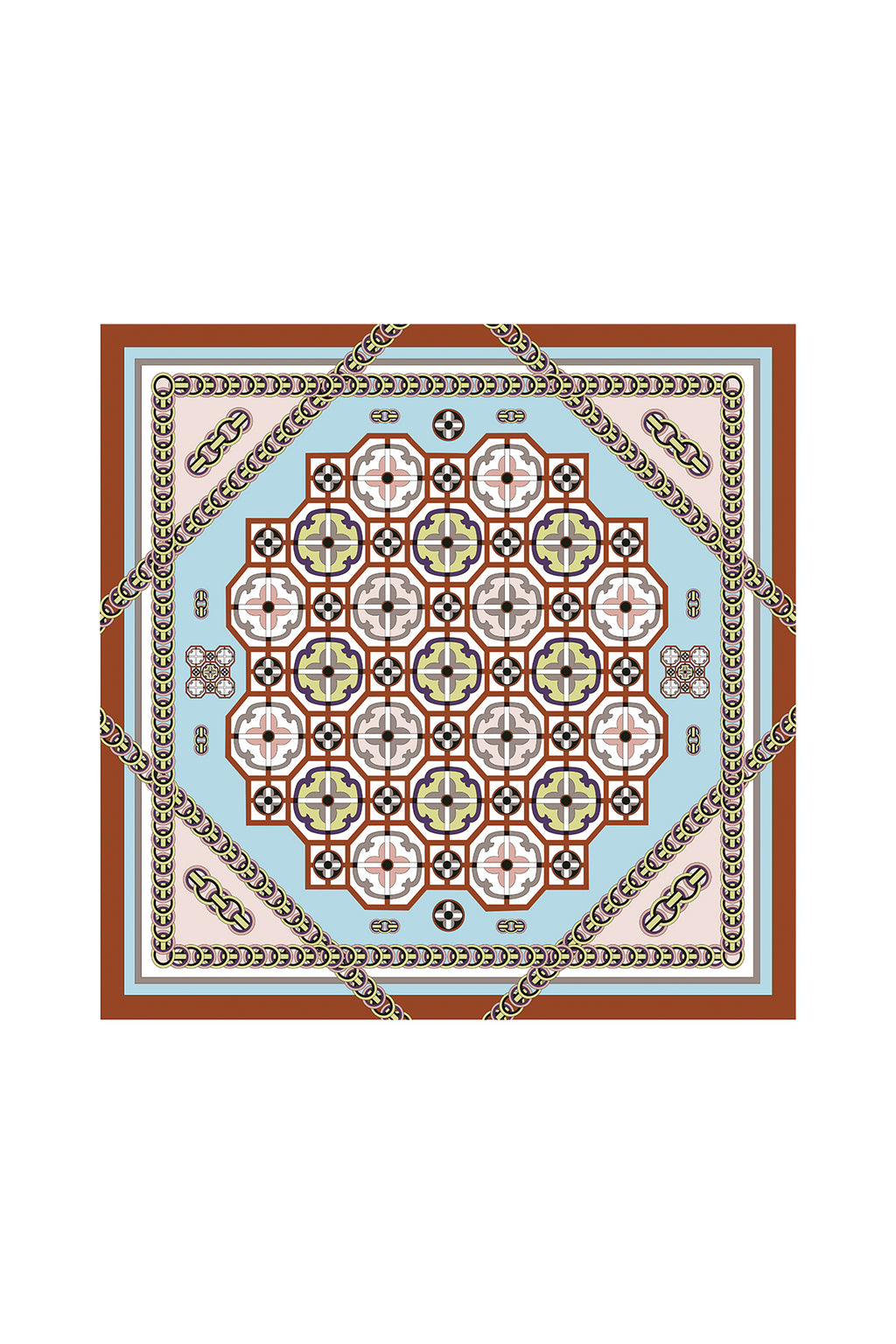 Cintamani Pattern - Brown