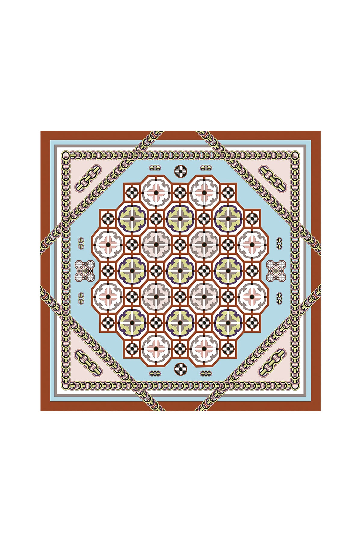 Cintamani Pattern - Brown