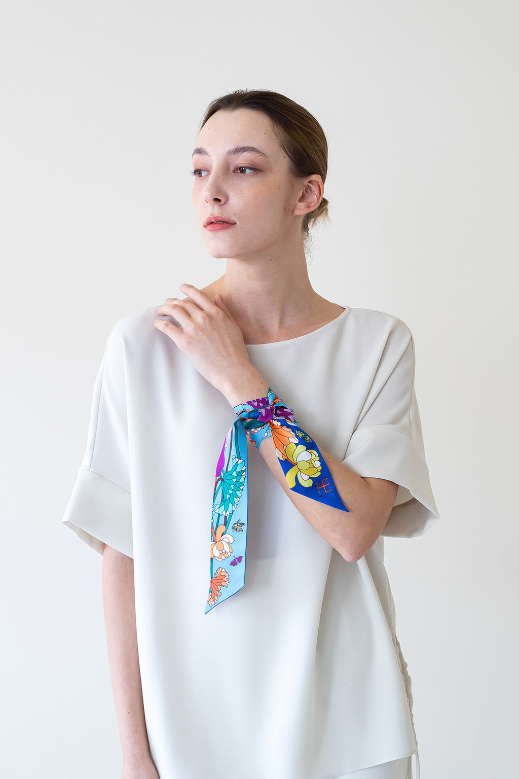 Lotus Pattern and Butterfly - Blue