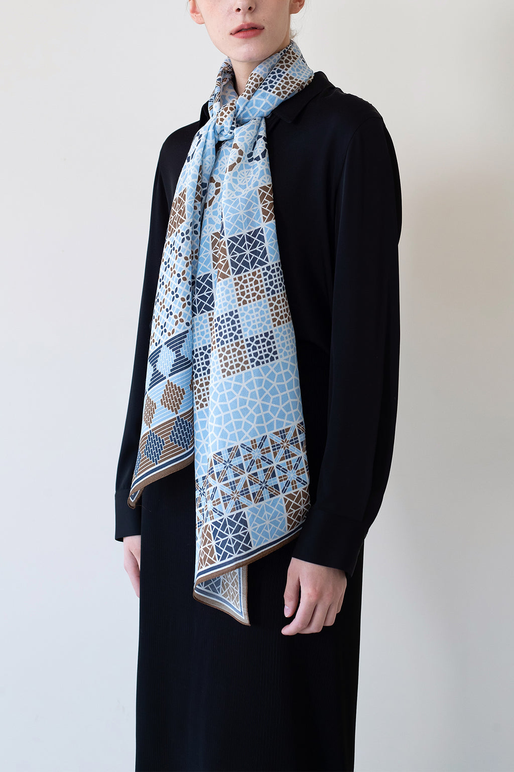 Lattice Door Pattern Mix - Blue