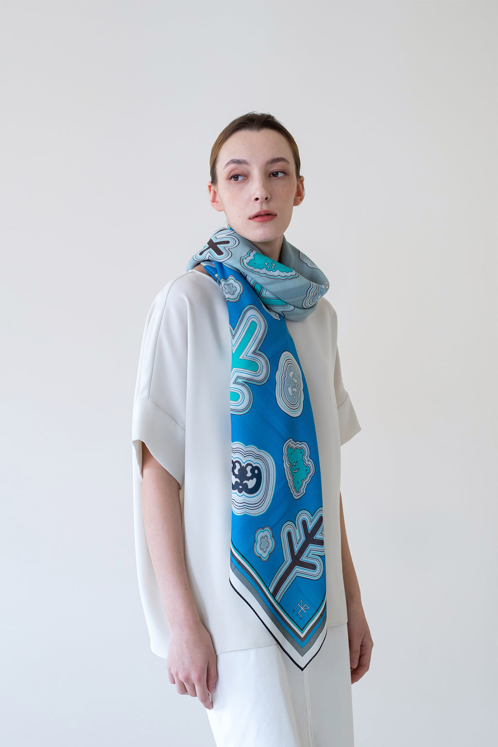 Line Embroidery 110 - Blue
