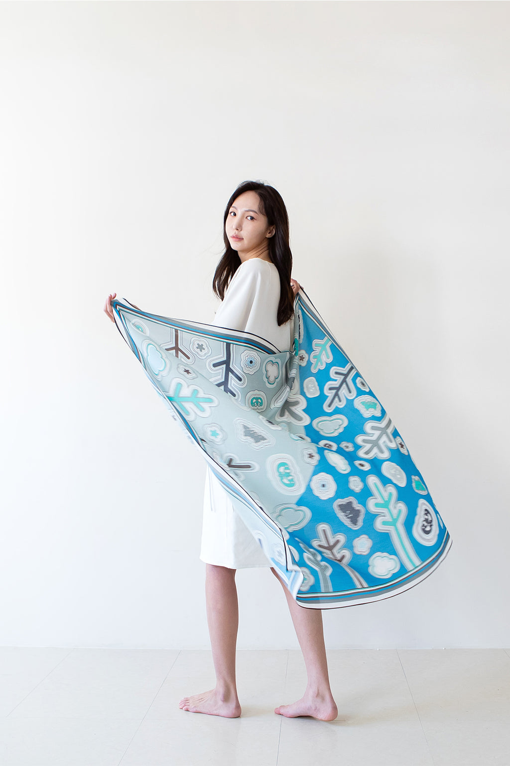 Line Embroidery 110 - Blue