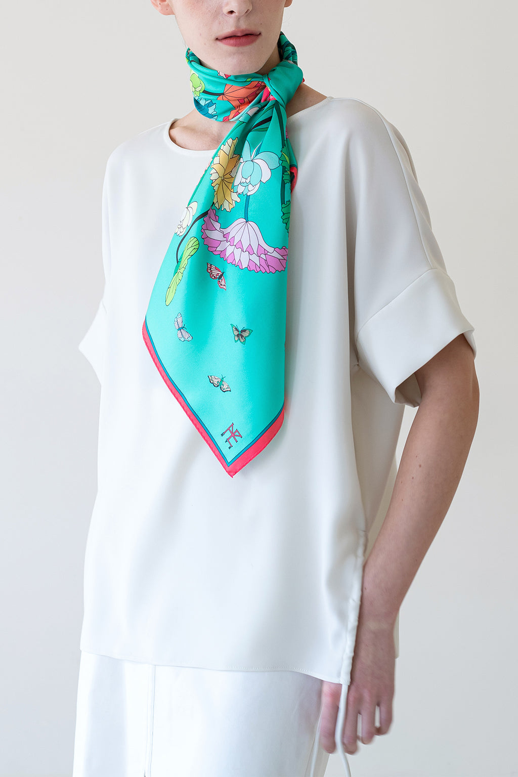 Lotus Pattern and Butterfly 70 - Green
