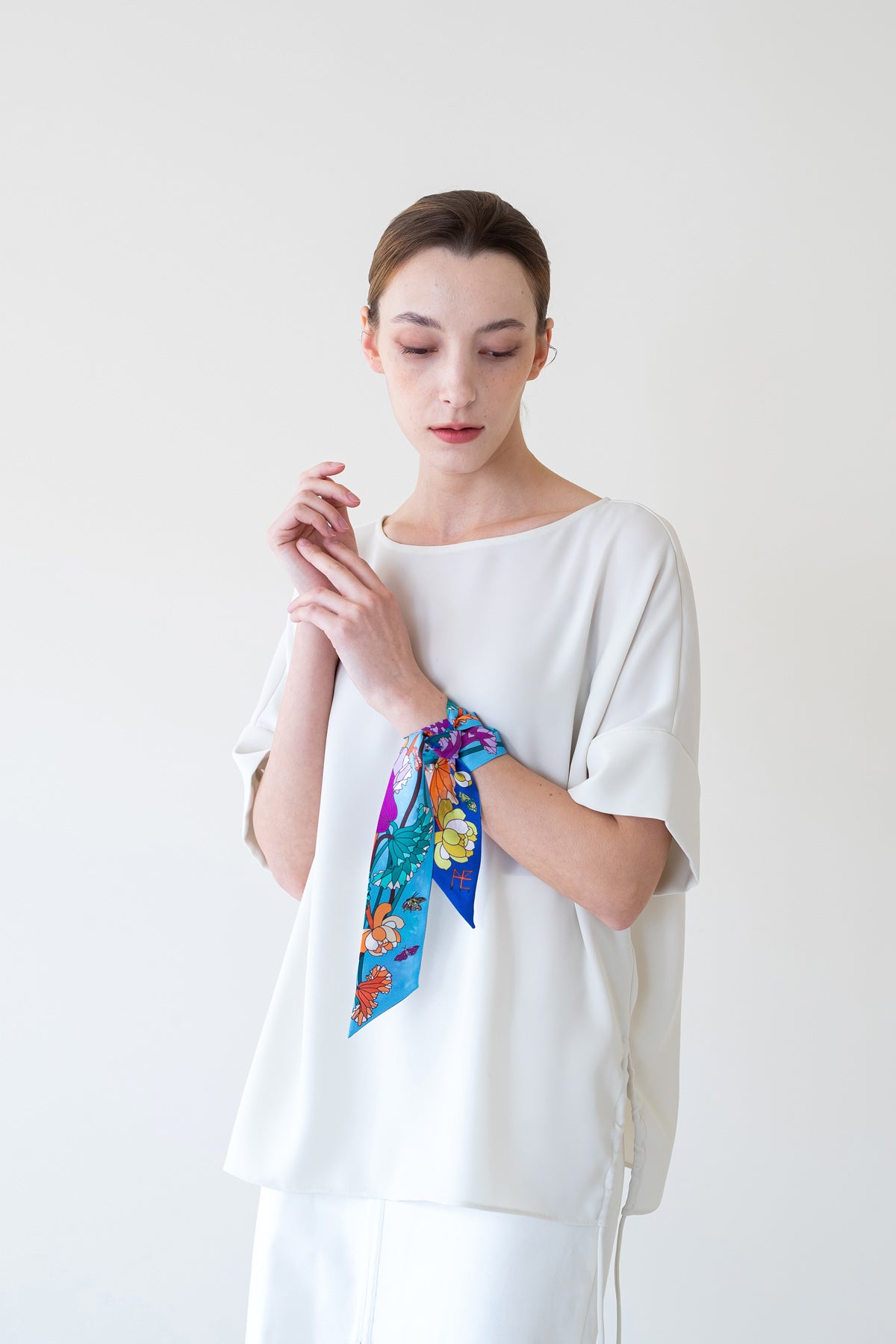 Lotus Pattern and Butterfly - Blue