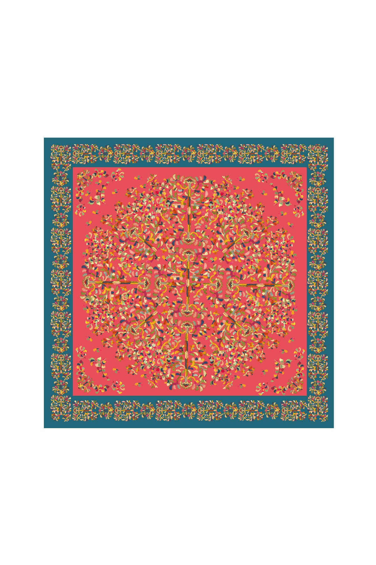Flower Garden in Chosun Dynasty - Red