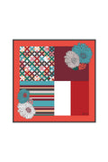 Chrysanthemum Pattern 70 - Red